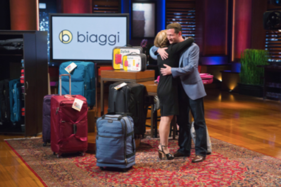 Away luggage hotsell shark tank