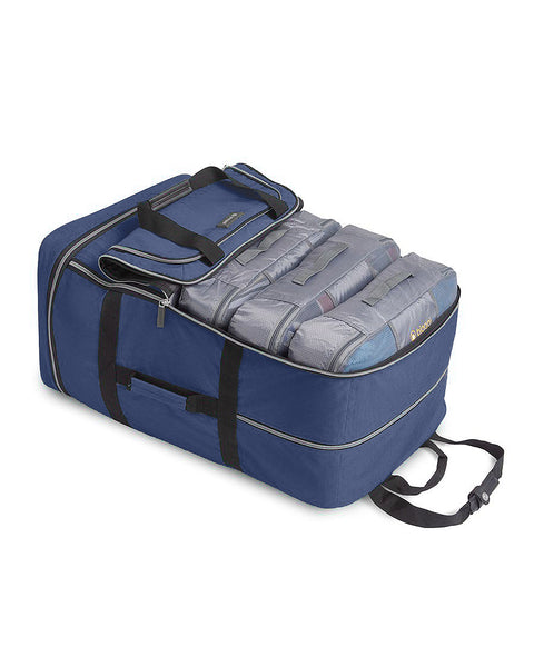 Navy Blue | Zipsak 22" Foldable Spinner Carry On