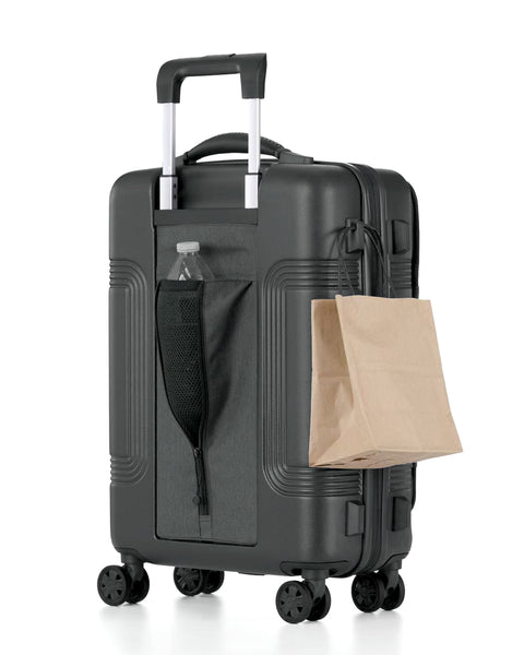 Black | Black Runway Hardside Hybrid Carry On