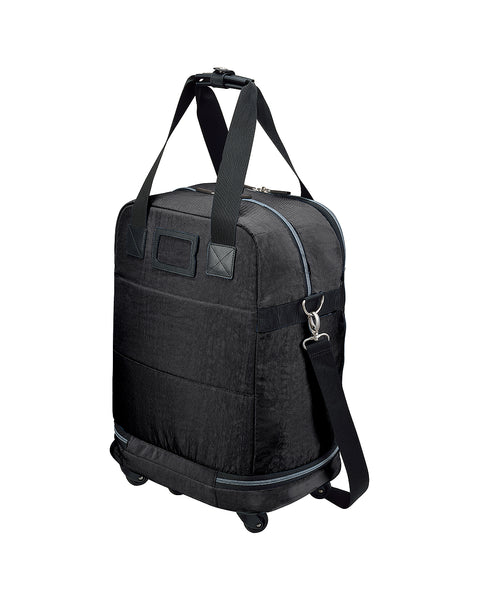 Black | Zipsak 22" Foldable Spinner Carry On