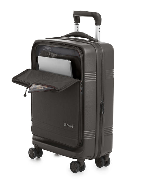Black | Black Runway Hardside Hybrid Carry On-$119.99 Blowout Deal