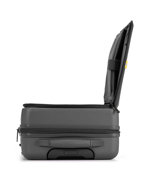 Black | Black Runway Hardside Hybrid Carry On-$119.99 Blowout Deal