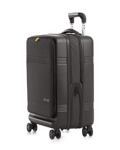 Black | Black Runway Hardside Hybrid Carry On-$119.99 Blowout Deal