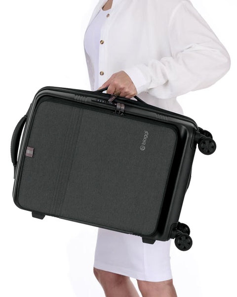 Black | Black Runway Hardside Hybrid Carry On