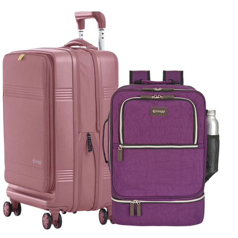 Runway Carry On + Carry Cube Backpack