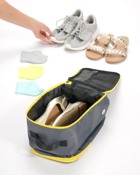 Grey | Double Deck Compression Cube + Shoe Cube Combo