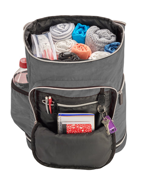 Grey | Zipsak Backpack on the Go