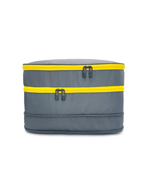 Grey | Double Deck Compression Cube + Shoe Cube Combo