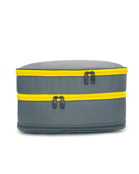 Grey | Double Deck Compression Cube + Shoe Cube Combo