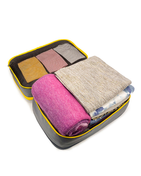 Grey | Double Deck Compression Cube + Shoe Cube Combo