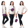 Purple | Flexmates Convertible Anti-Theft Pouch