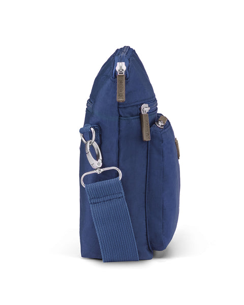 Navy Blue | Convertible Crossbody + Zipsafe Travel Organizer