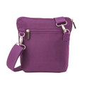 Purple | Convertible Crossbody + Zipsafe Travel Organizer