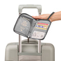 Grey | Convertible Pouch + ZipSafe Travel Organizer