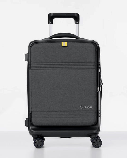 Black | Black Runway Hardside Hybrid Carry On