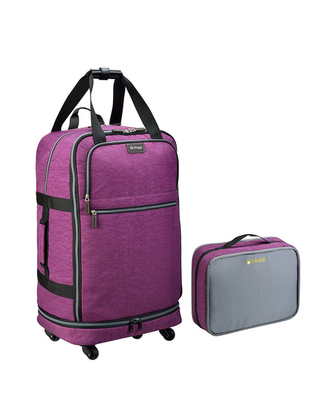 Biaggi Zipsak 31 Microfold Spinner Suitcase Purple