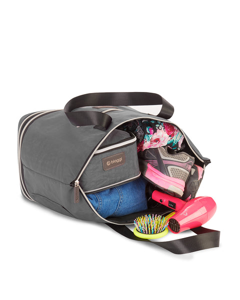Grey | Zipsak Boost! Handbag Expands to Travel Tote