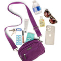 Purple | Flexmates Convertible Anti-Theft Pouch