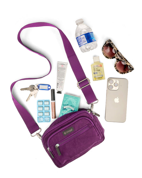 Purple | Flexmates Convertible Anti-Theft Pouch