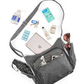 Grey | On-The-Go Hobo + Zipsafe Travel Organizer