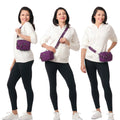 Purple | Flexmates Convertible Anti-Theft Pouch