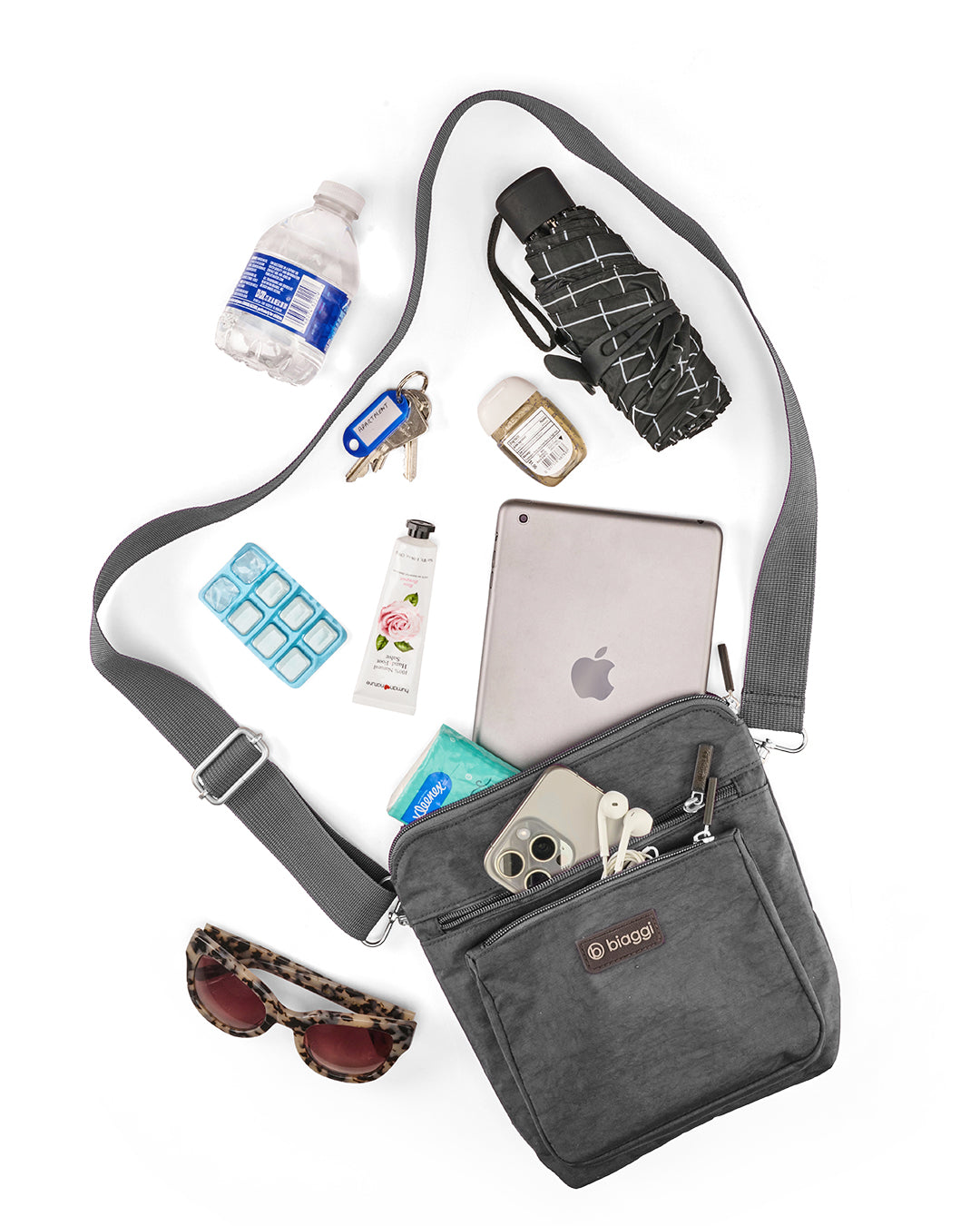 Convertible Crossbody + Zipsafe Travel Organizer – Biaggi
