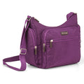 Purple | On-The-Go Hobo + Zipsafe Travel Organizer