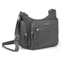 Grey | On-The-Go Hobo + Zipsafe Travel Organizer