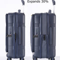 Navy Blue | Runway Hardside Hybrid Carry On