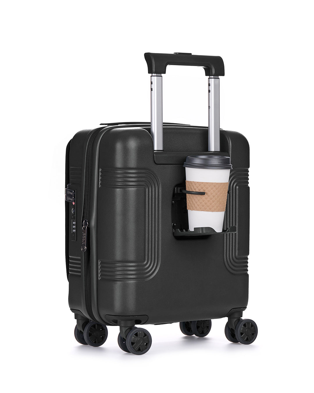 Biaggi Runway Hybrid Expandable Underseat Carry On Lightweight TSA Approved Polycarbonate Travel Bag Perfect for Getaways Long Weekends