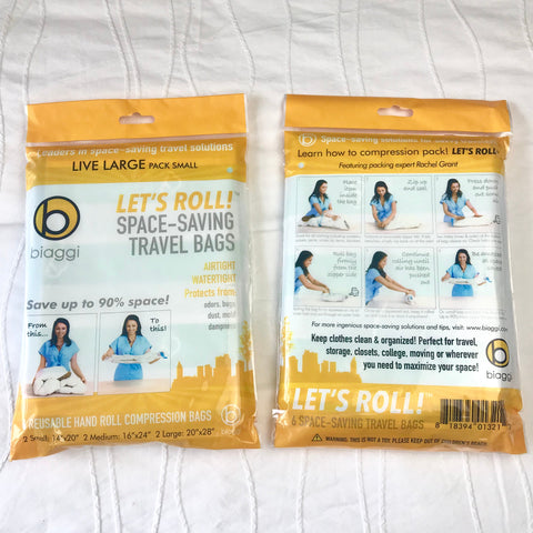 12 Pack | Let's Roll! Compression Packing Bags – 12 Pack