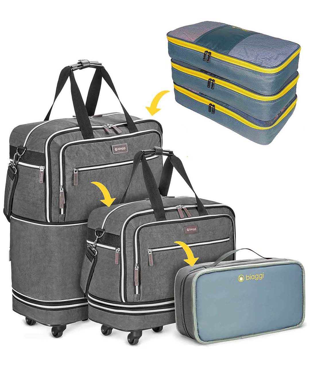 Biaggi expandable luggage online