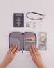 Grey | Convertible Crossbody + Zipsafe Travel Organizer